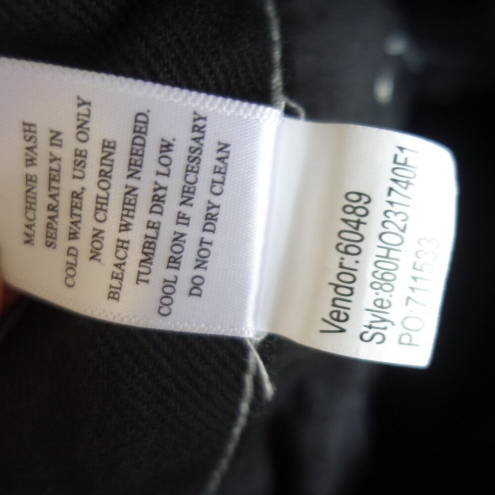 NWT $69 FORMULA 1 x PACSUN Black Raceway ‘90’s Boyfriend Cargo Jeans Sz 25 - Picture 11 of 11